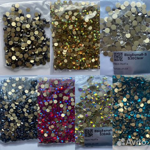 Стразы стекло холодная фиксация