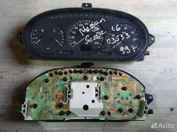 Панель приборов Logan 1, Scenic 1, Mondeo 1