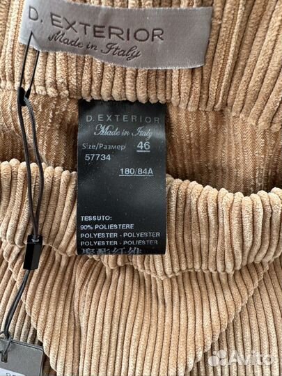 Вельветовые брюки D.exterior