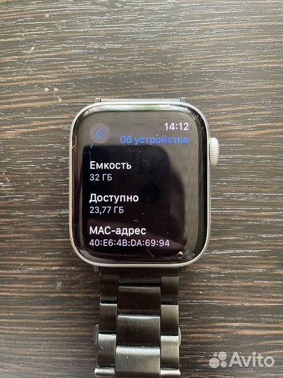 Часы apple watch 6 44 mm nike