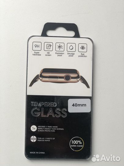 Защитное стекло для Apple watch 40mm