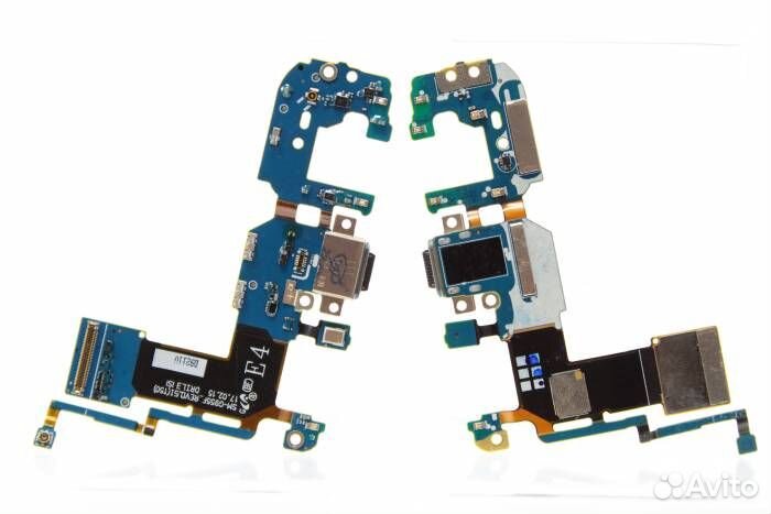 Шлейф Samsung G955F S8+ (разъем зарядки + микрофон