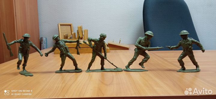 Солдатики Marx 150 мм 6 дюймов,1963 г.в Оригинал