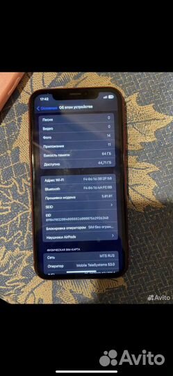 iPhone xr 64gb red