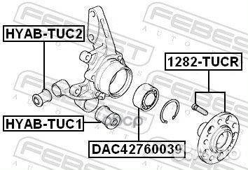 Ступица 1282-tucr 1282-tucr Febest