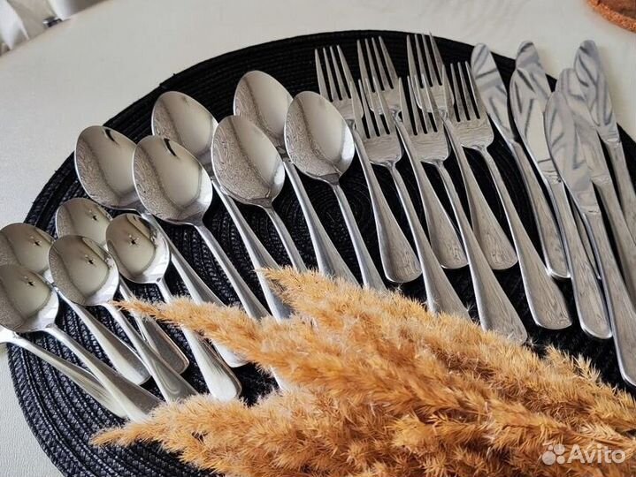 Новый Набор столовых приборов 24 шт