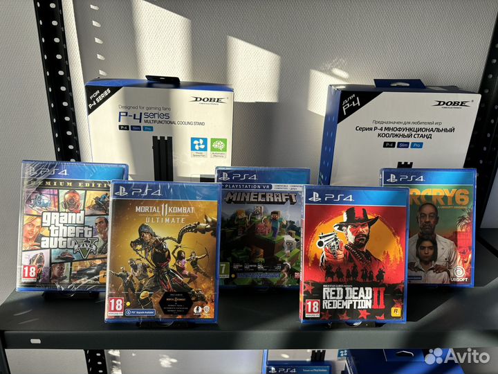 Игры PS4. GTA5, MK11, Spider Man, GoW и т.д