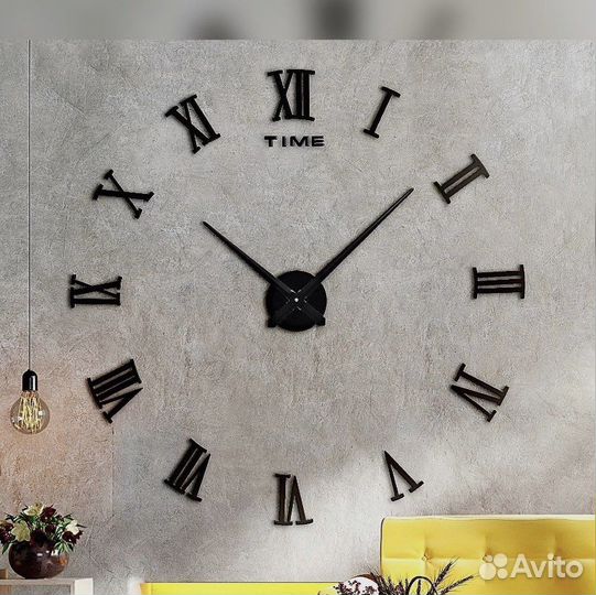 Настенные часы, 120 см х 3 см