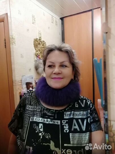 Меховой набор - шапка и снуд