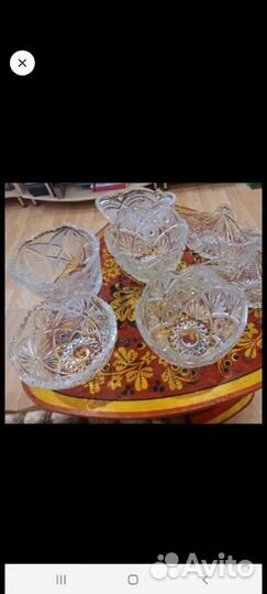 Ваза хрустальная СССР