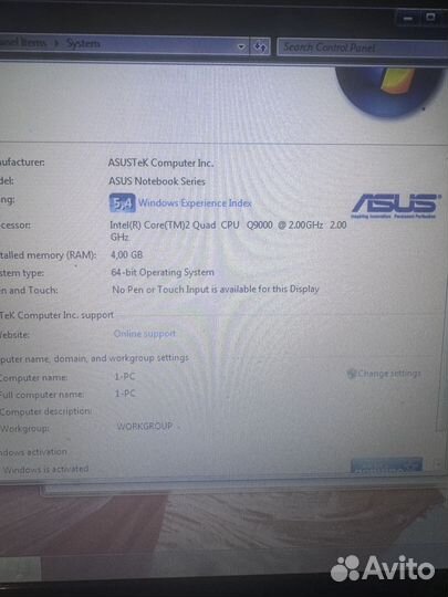 Asus g60v