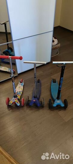 Самокат micro на запчасти, цена за 3 шт