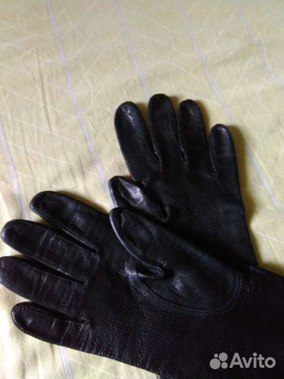 Перчатки женские кожаные без подкладки