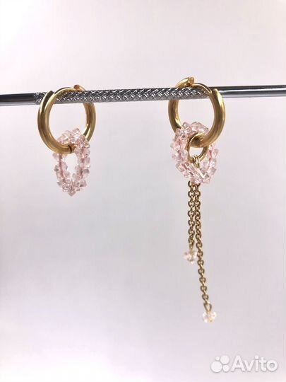 Чокер в стиле Pinterest розовый