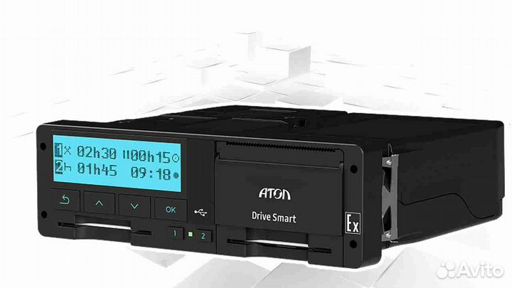 Тахограф Atol с блоком нкм. Годовая гарантия