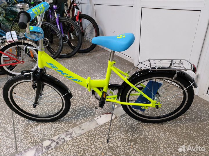 Велосипед skif city kids 20 compact ярко-зеленый/г