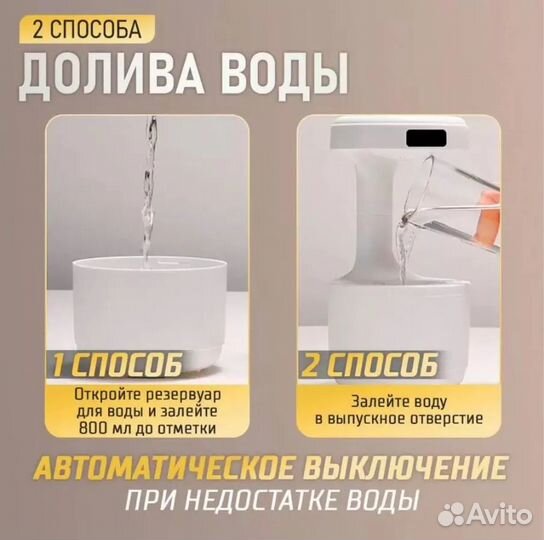 Антигравитационный увлажнитель воздуха air humidif