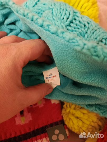 Шапочки зимние для девочки