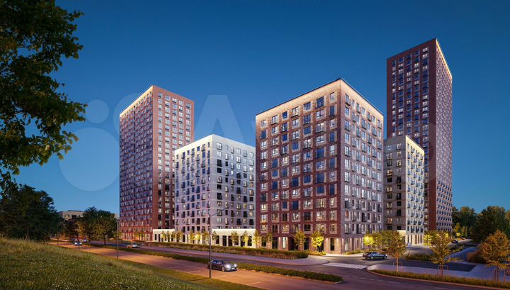 2-к. квартира, 56,1 м², 29/32 эт.