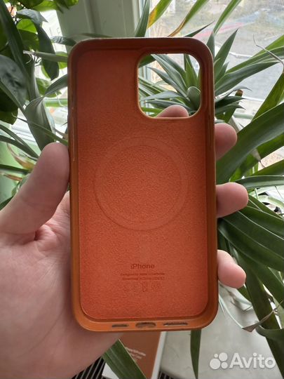 Чехол iPhone 13 Pro Max Leather Case