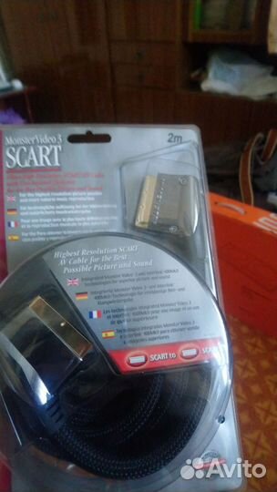 Кабель класса Hi end, Monster cable video scart