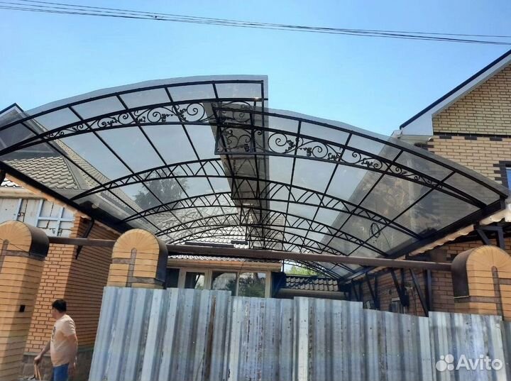 Металлический навес по Вашим размерам