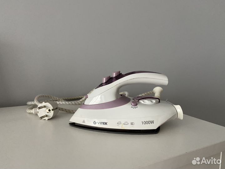 Дорожный утюг vitek VT-1227, 1000 Вт