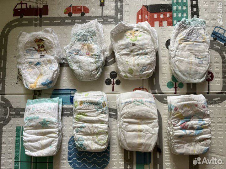Пробники подгузников и трусиков М (6-11 кг) 16 шт