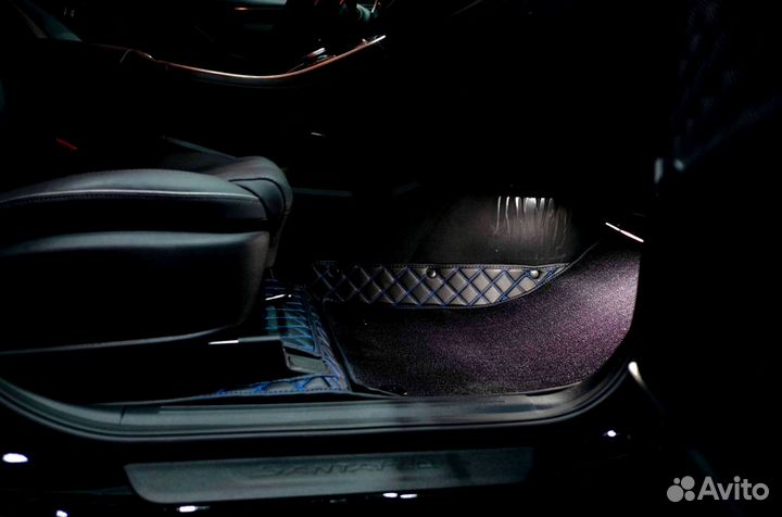 Коврики на заказ на Hyundai Santa Fe 2021г