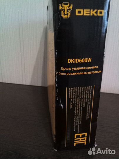 Ударная дрель deko