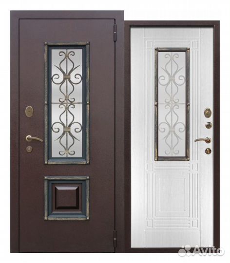 Двери венеция Белый ясень