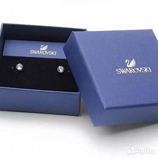 Серьги сваровски swarovski оригинал