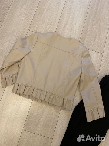 Кожаная куртка zara