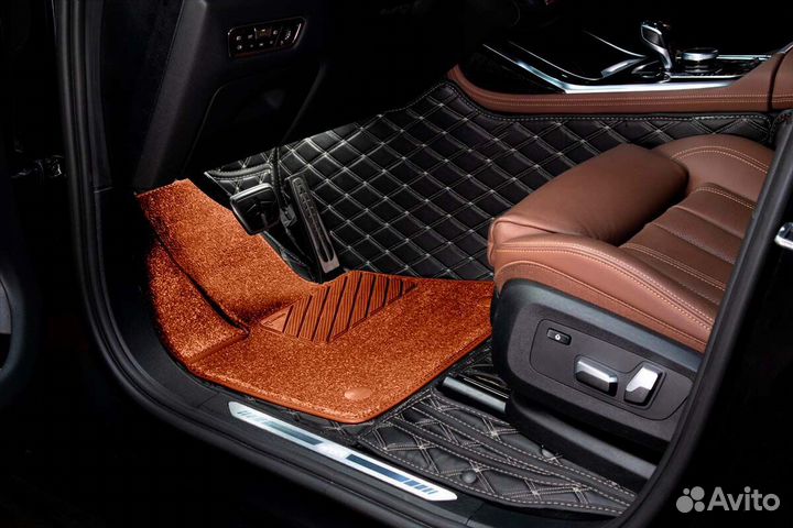 3D Коврики Range Rover Салон Багажник из Экокожи
