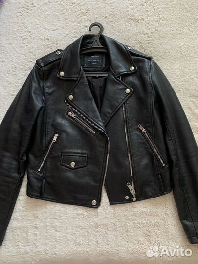 Куртка кожанка женская
