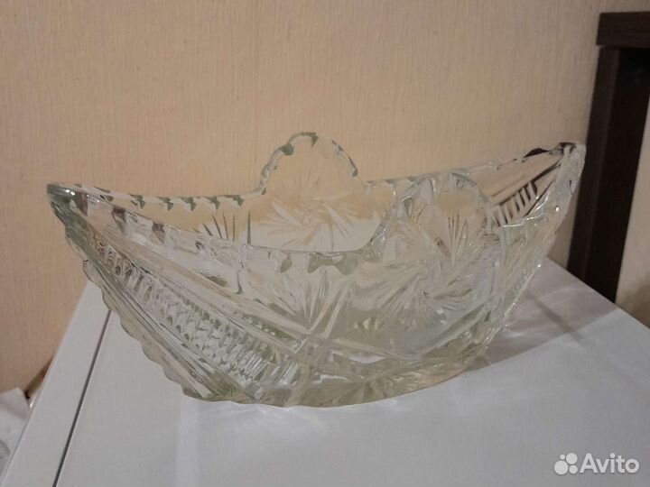 Ваза хрусталь,ссср