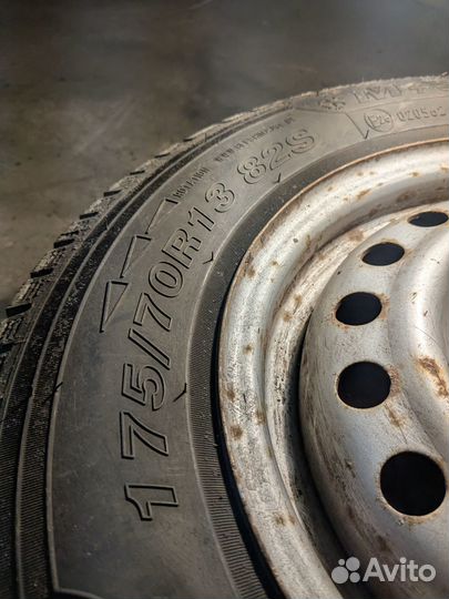 Зимняя резина с дисками R13 ваз