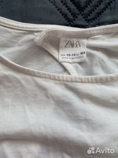 Футболка топ zara для девочки 164