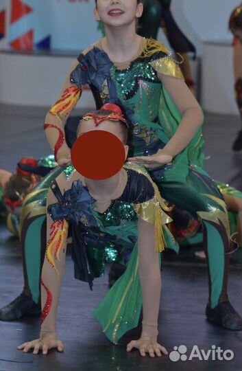 Костюм 128-140 см «дракон»