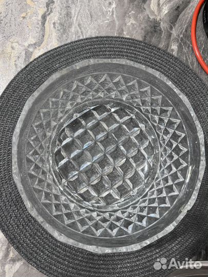 Салатник хрустальный круглый