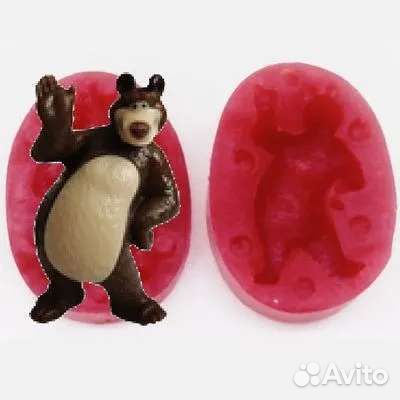 Кондитерам молды 3D силикон Маша и Медведь и др