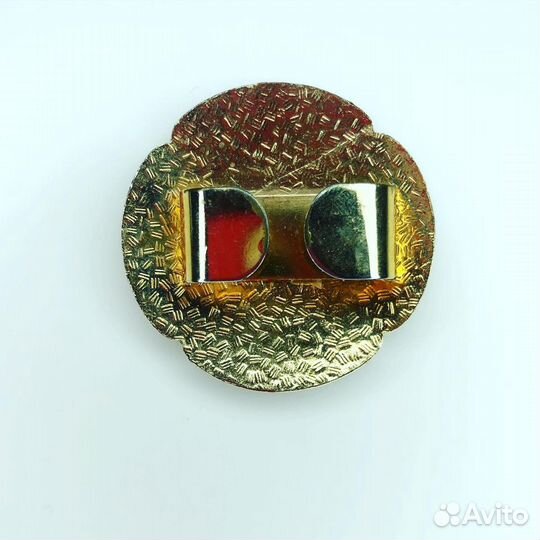 Брошь-зажим Единорог для платка, шарфа. Винтаж,США