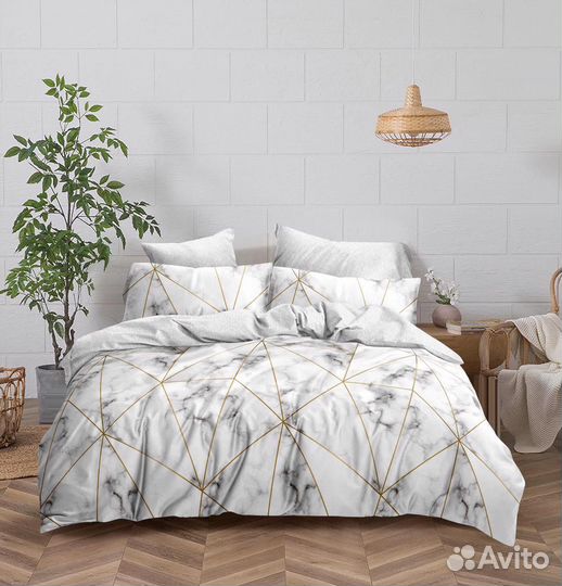 Постельное белье Поплин Простыня на резинке