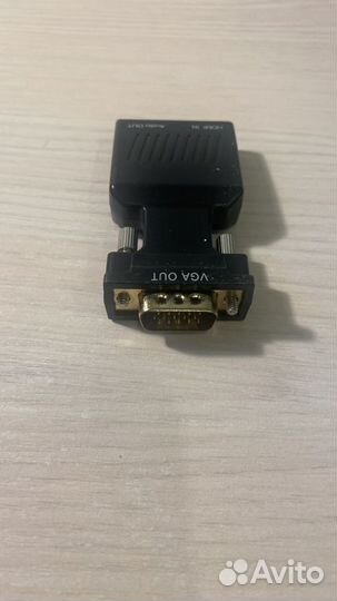 Переходник hdmi f - vga m и audio 1080 60hz