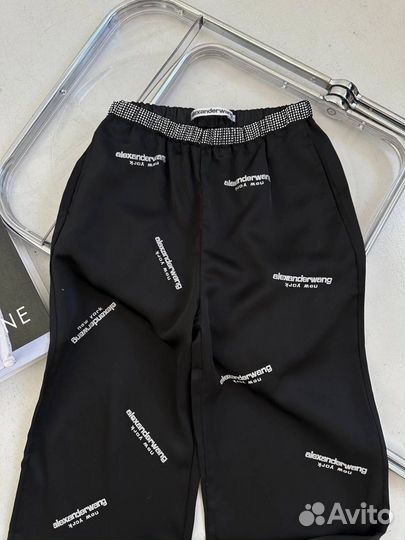 Alexander wang брюки женские атласные