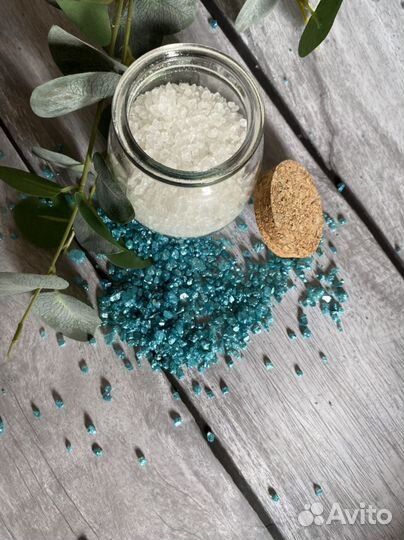 Мерцающая соль для ванны