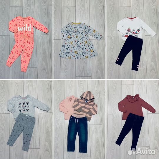 Вещи пакетом на девочку 86 92 размер