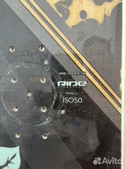 Сноуборд ride solace и крепления raiden