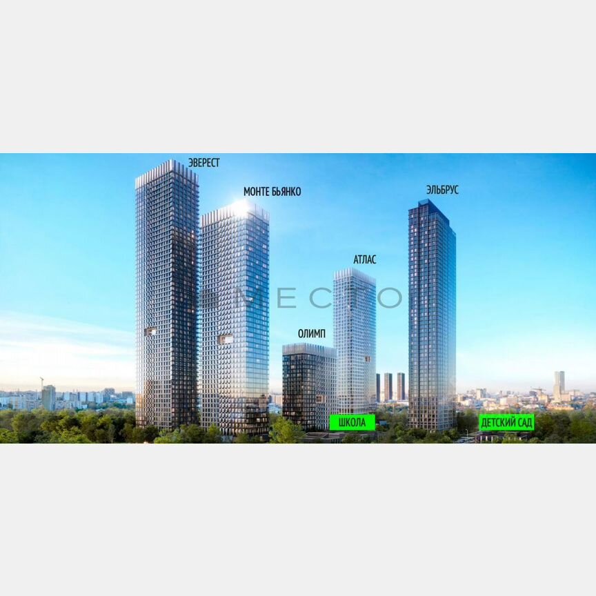 2-к. квартира, 69,2 м², 13/55 эт.