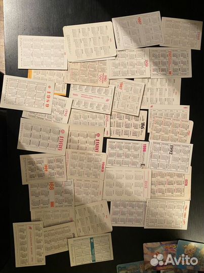 Календарики СССР (1980 -1993)